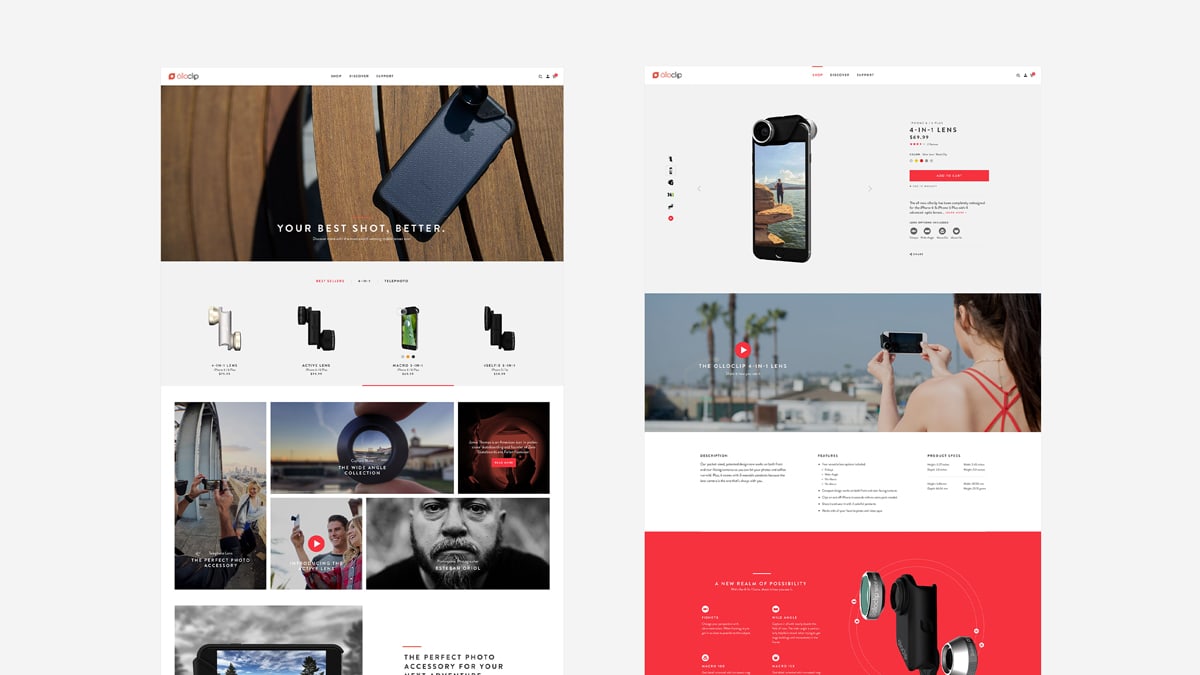 Aren Anderson, olloclip Ecommerce Design