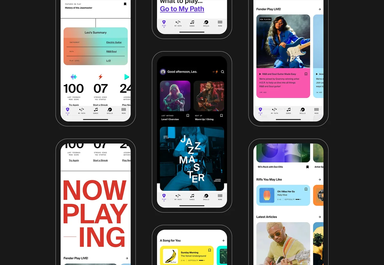 Fender Play concept