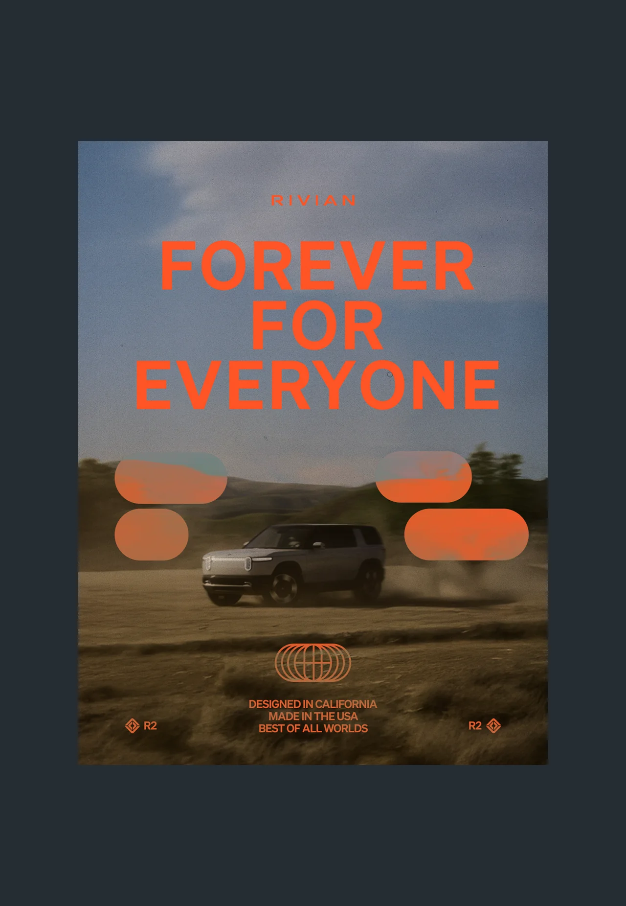 Rivian R2 visual centers